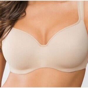Lane Bryant Cacique Bra Smooth Balconette 46DDD Cafe Mocha